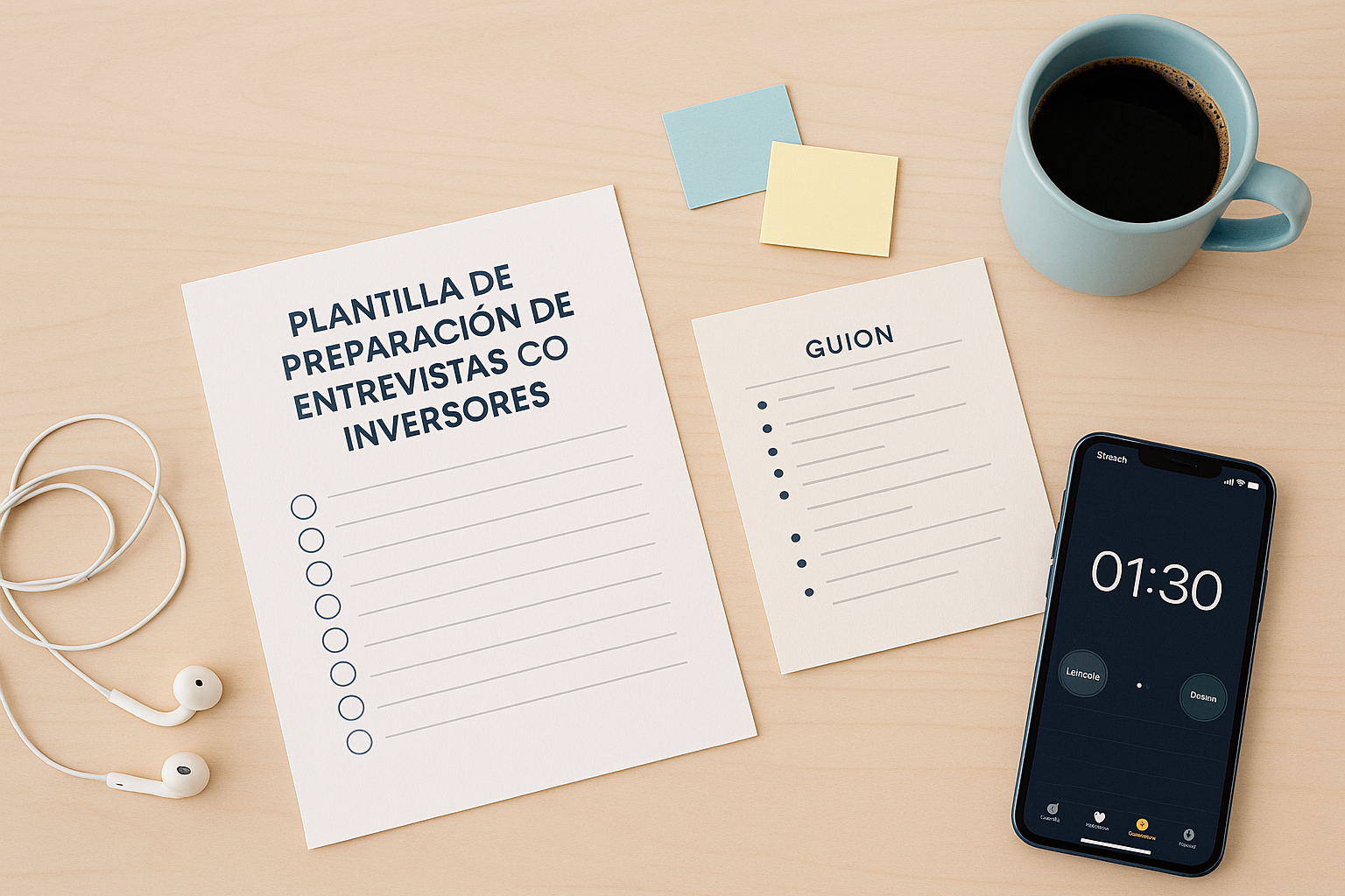Gestión del tono, rapidez y empatía en entrevistas con inversores Ilustración de reunión virtual entre emprendedora e inversor con tono cercano y profesional