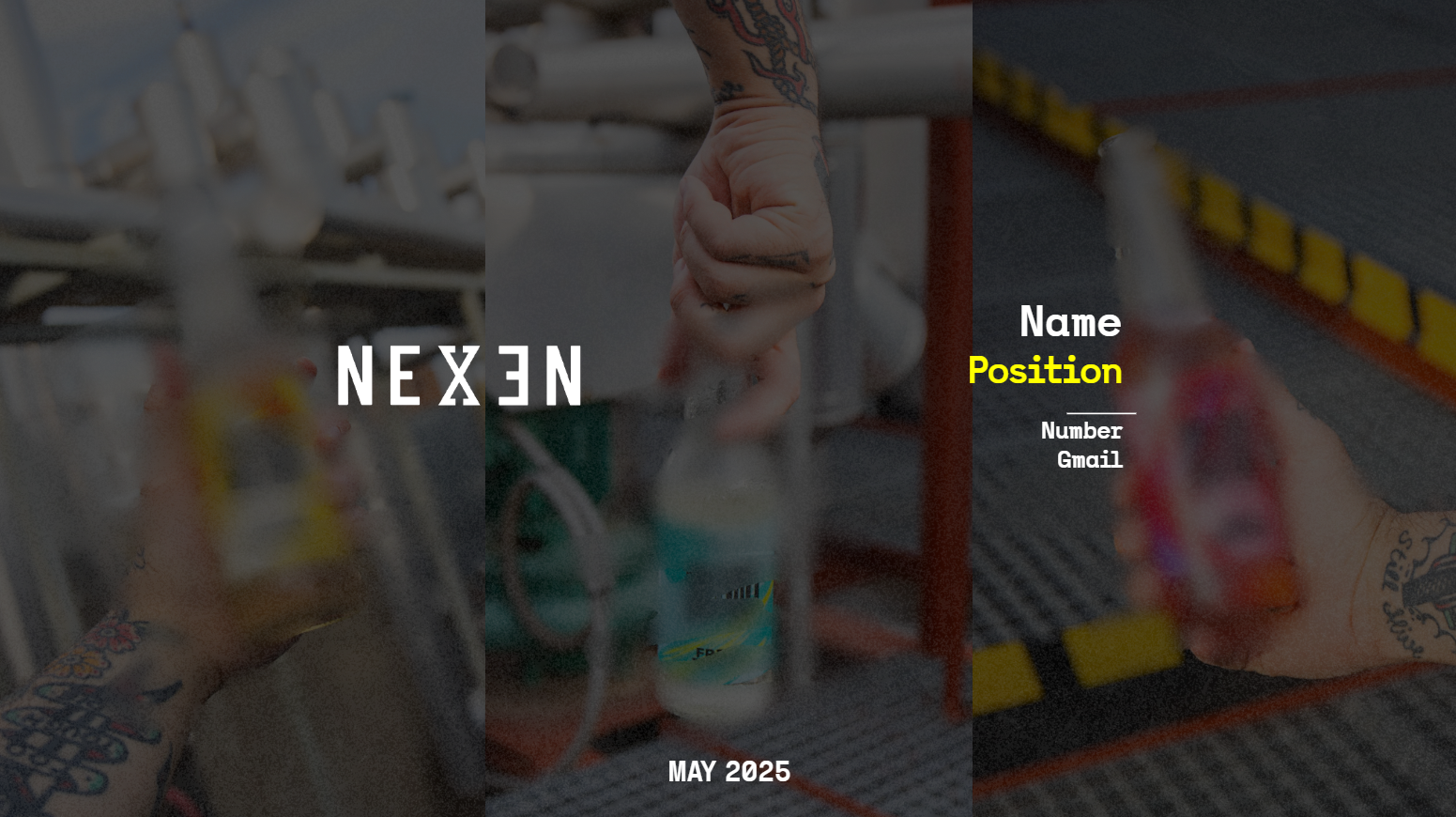 Portada pitch deck startup en laptop con diseño profesional minimalista